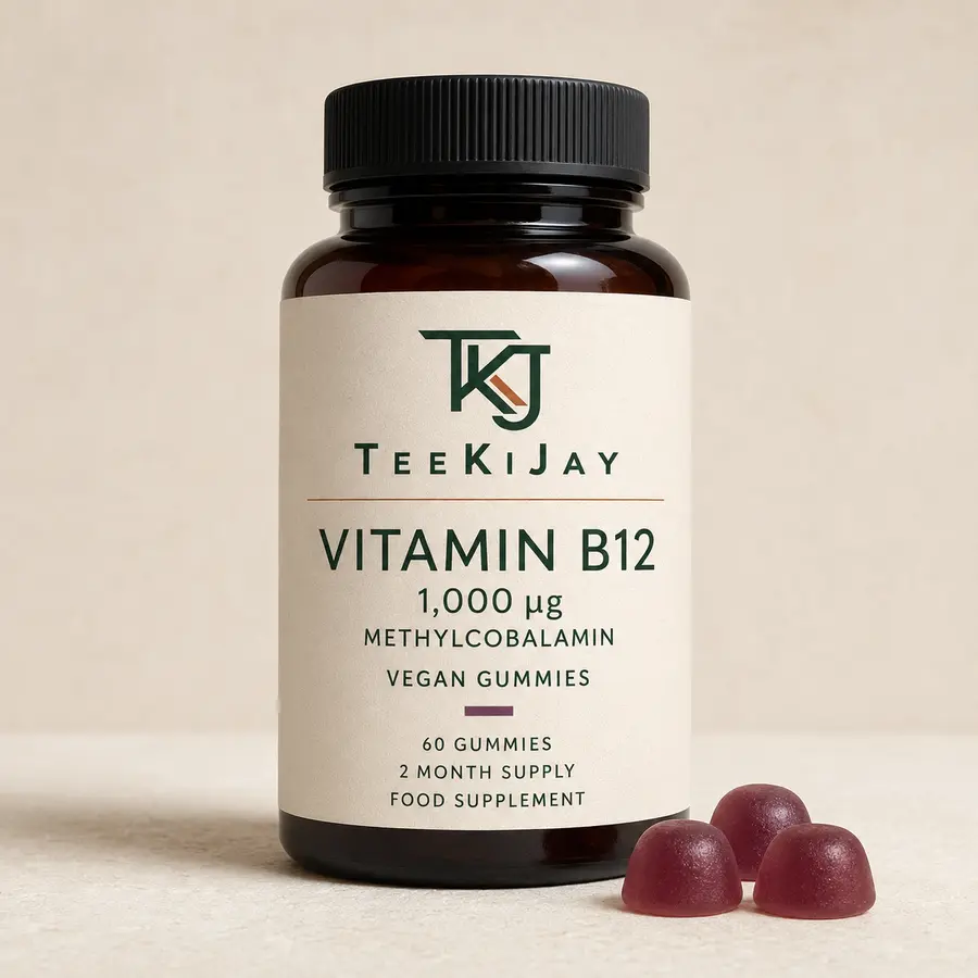 TEEKIJAY Vitamin B12 Vegan Gummies packaging