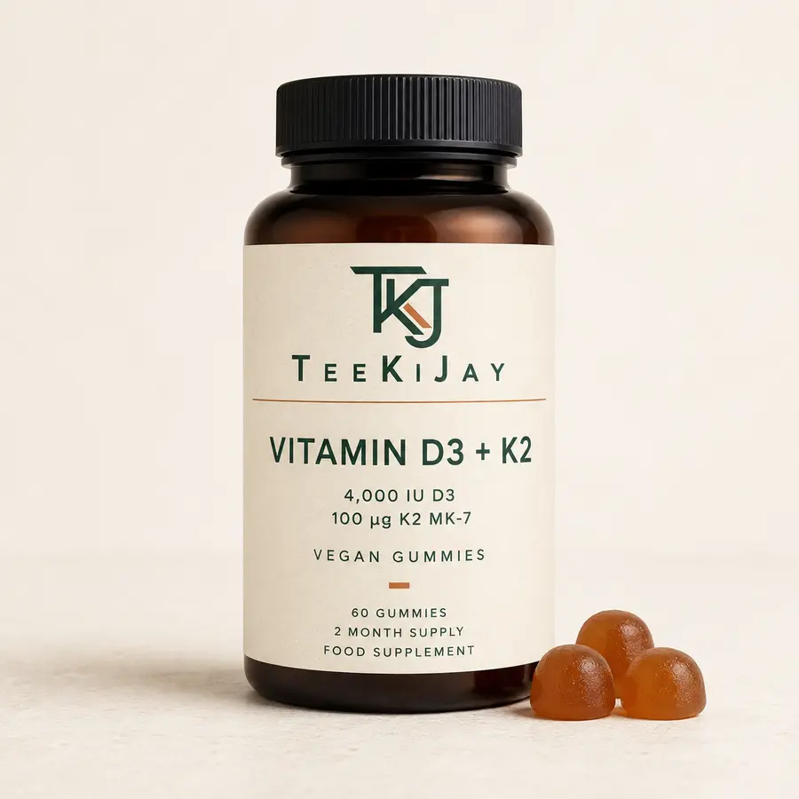 TEEKIJAY Vitamin D3 and K2 vegan gummies